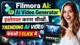 how to use filmora ai video generator | filmora ai app kaise use kare | filmora ai video generator 