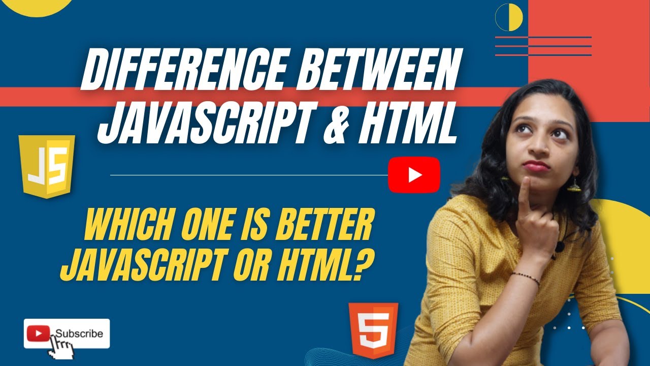 Difference between JavaScript and HTML | Which one is better JavaScript ...
