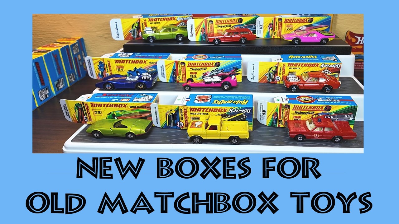 NEW BOXES FOR OLD MATCHBOX - YouTube