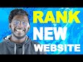 How to Rank New Website on Google First Page - SEO Easy Tutorial