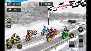 Snow Mountain Bike Racing 2021 - Motocross Race Mission 2 screenshot 3