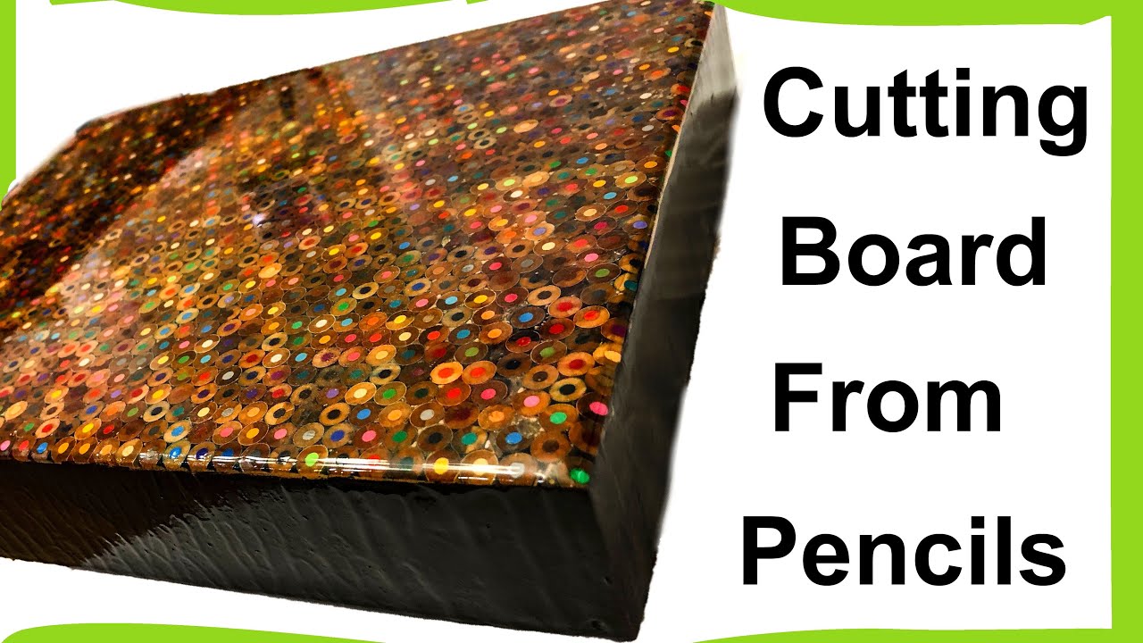 Epoxy and Colored pencil cutting board DIY YouTube