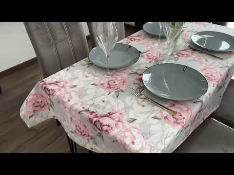 Скатертина тефлонова, водовідштовхувальна, Турецька, WATER PROFF (Під замовлення, або стандартний розмір), відео 1