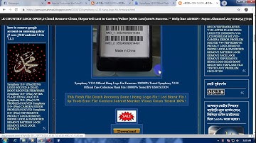 Symphony V130 Heng LOGO DEAD BOOT Fix Firmware Care Flash File Tested