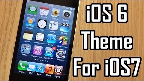 iOS 6 Theme For iOS 7