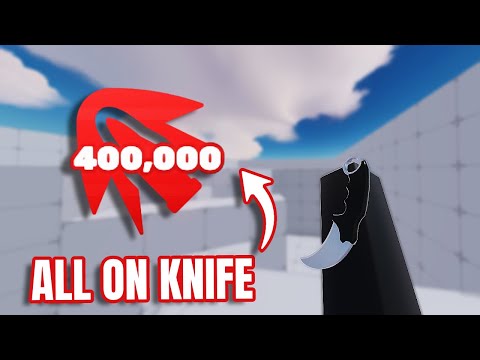 Getting 400K Kills on the Knife (Roblox Rivals)