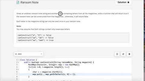 Ransom Note [LeetCode 383] | Hash Table | Approach and Intuition