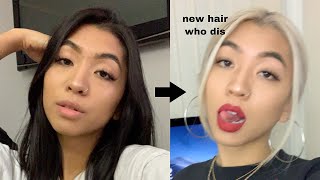 BLACK TO BLONDE IN ONE SESSION