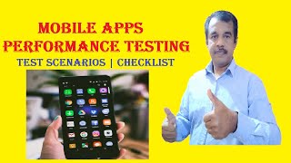 mobile app performance testing checklist  | test scenarios | test cases | testingshala | manual