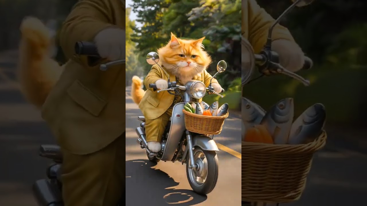 "Cat market ma ghumti boss cat  ekdum swag sathe shop  tapkati