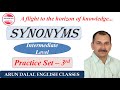 SYNONYMS PYQ'S FOR SSC-CGL, NDA, CDS, CPO, CHSL, CUET, MTS, CET, STENO, CLERK, AFCAT & OTHER EXAMS