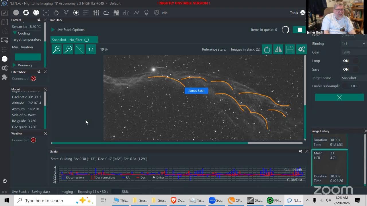 Live Astronomy w/Rob Bach