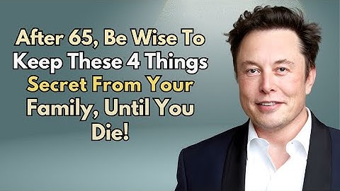 4 Secrets You Should Never Share With Your Family After 65 for a Peaceful Life. I Really Regret...