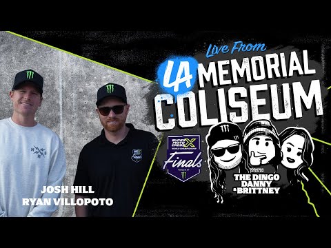 Monster Energy's UNLEASHED Podcast Welcomes Supercross Racing Icons Ryan Villopoto and Josh Hill for a Special Live Episode at the LA Memorial Coliseum