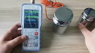 QLB9 Handheld Weighing Indicator + QLMH41 Load Cell (41mm Diameter) - Full Operation Demonstration