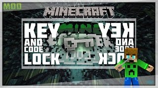Minecraft KEY AND CODE LOCK MOD