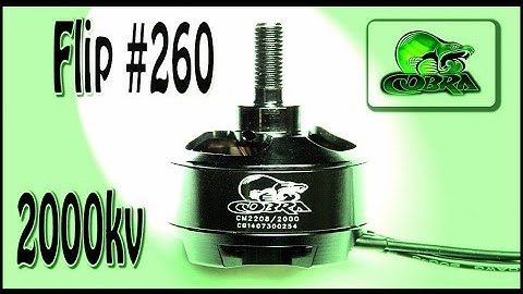 Hoverthings Flip #260 test flight (cobra 2208-20 2000kv )