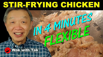 Simple stir-fry chicken in 3 minutes - Flexible in flavor and delicious