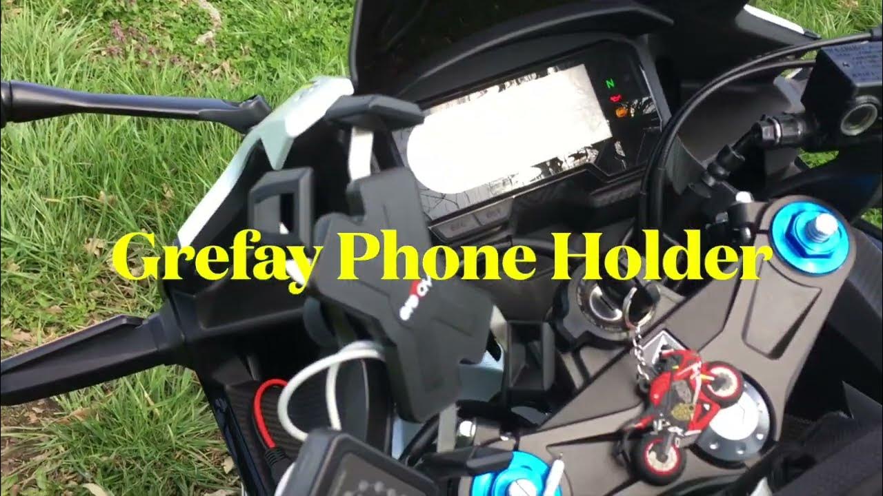 Grefay Phone Holder CBR500R Sportbike Camping YouTube