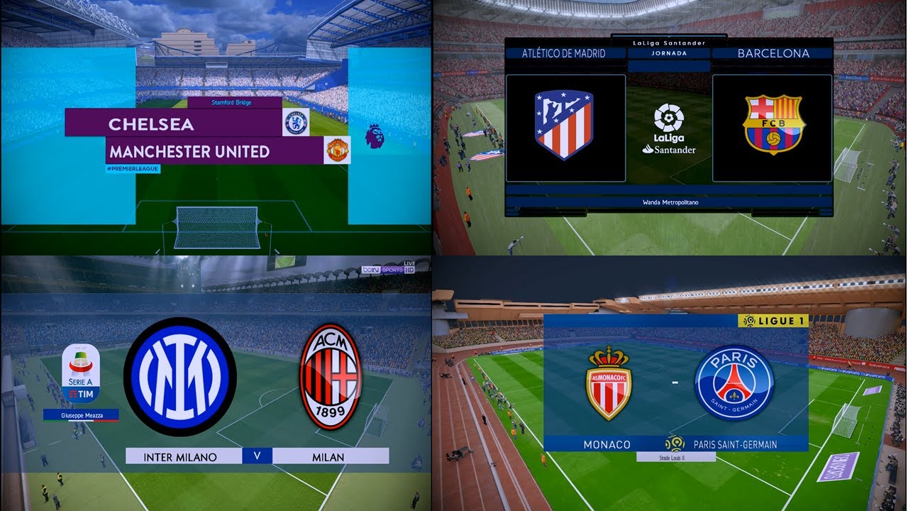 PES 2017 - BMPES (ATUALIZADO 2021) SCOREBOARDS LIGAS EUROPEIAS - YouTube