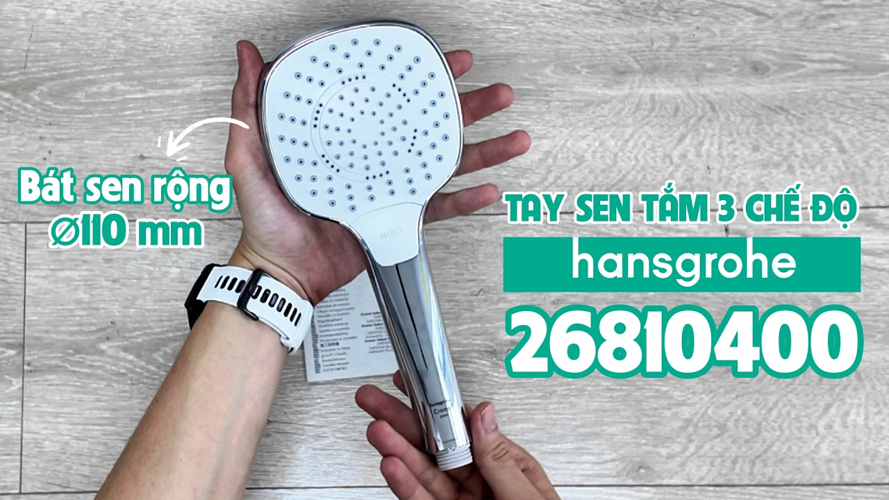 Tay sen tắm Hansgrohe 26810400 HG Croma Select E 110 Multi (3 chế độ)