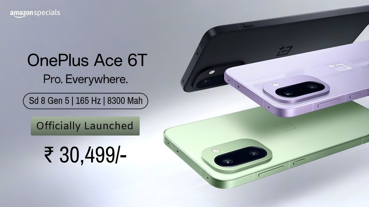 OnePlus ACE 6T aka OnePlus 15R Officially Launched - India Launch