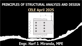 PSAD SITUATION 158: Eccentrically Loaded Bolted Connection | CELE April 2025
