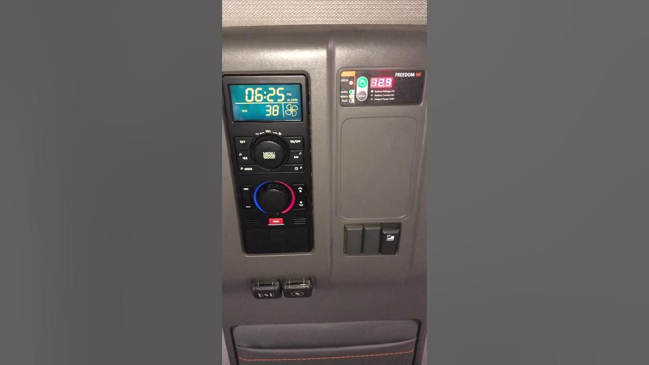 How to operate a Volvo bunk/sleeper heater. YouTube