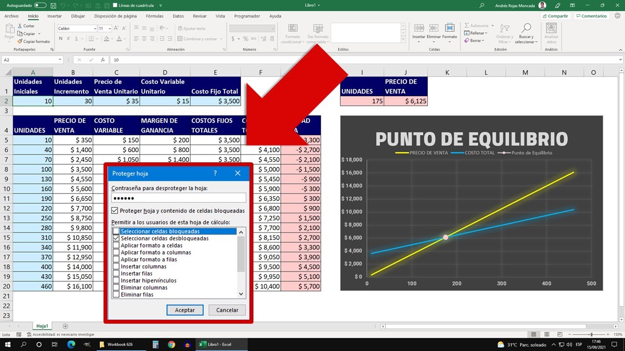 Como bloquear una celda en excel Como bloquear una celda en excel
