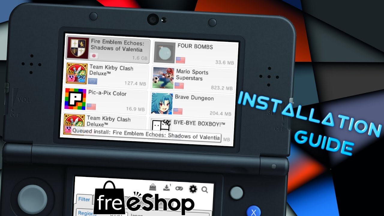 bælte smart abstraktion 3DS] How To Set Up & Use freeShop - YouTube