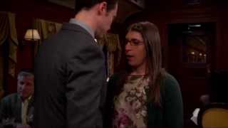Sheldon & Amy Kiss Train Scene The Big Bang Theory
