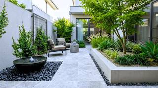 Modern Minimalist Garden Design Idea That Transform Small Yards | Clean & Timeless Outdoor Living