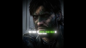 Big Boss Transformation 🔥 - The Man Who Sold The World - Big Boss Edit #shorts #metalgearsolid