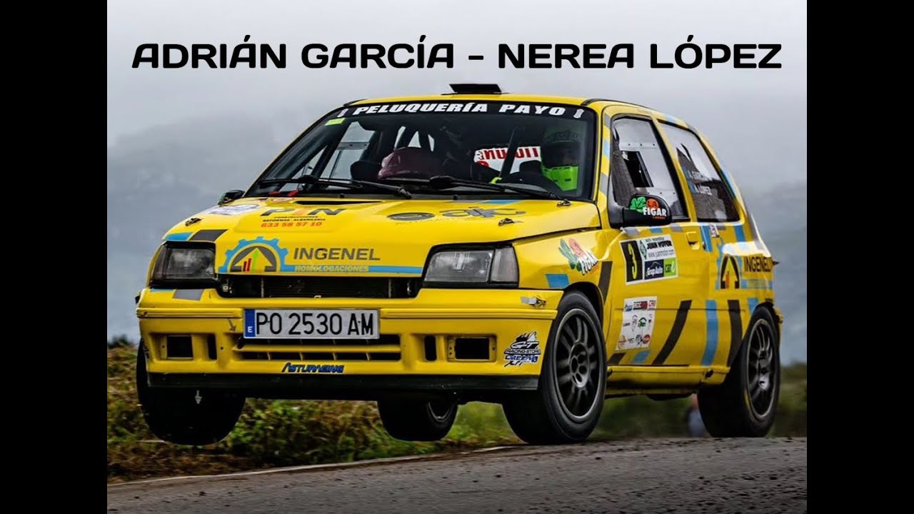 [ON BOARD] Adrián García - Nerea López | TC-2 VII Rallysprint Carbayin 2023 Clio 16V