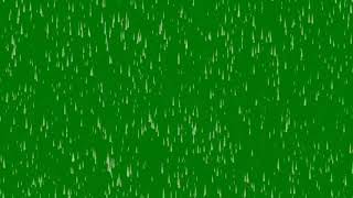 Rain Green Screen Video effect