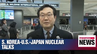 Nuclear envoys of S. Korea, U.S., Japan to discuss post- Hanoi summit measures