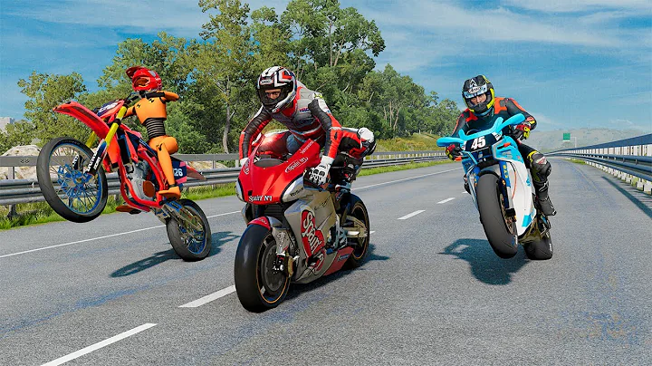 Motorbike Crashes #29 - BeamNG DRIVE | SmashChan