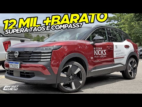 NOVO NISSAN KICKS 2026 +BARATO E EQUIPADO QUE TAOS, COROLLA CROSS, COMPASS E BOREAL NESSE PREÇO!