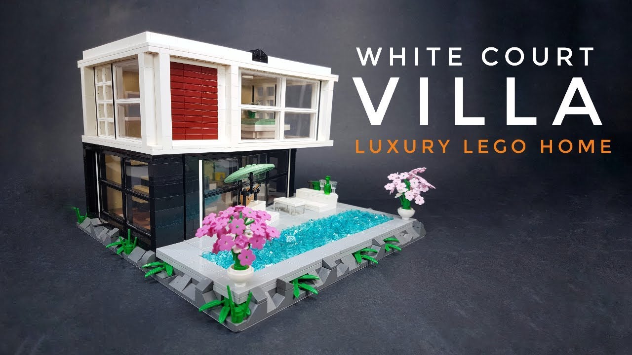 White Court Villa Lego Home MOC - YouTube