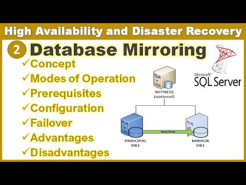 ვიდეო: როგორ შევამოწმოთ SQL Server mirroring სტატუსი?