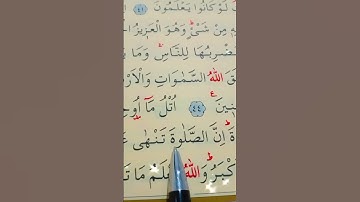 سورة العنكبوت الأية 44 إلى 45 بصوت سعد الغامدي