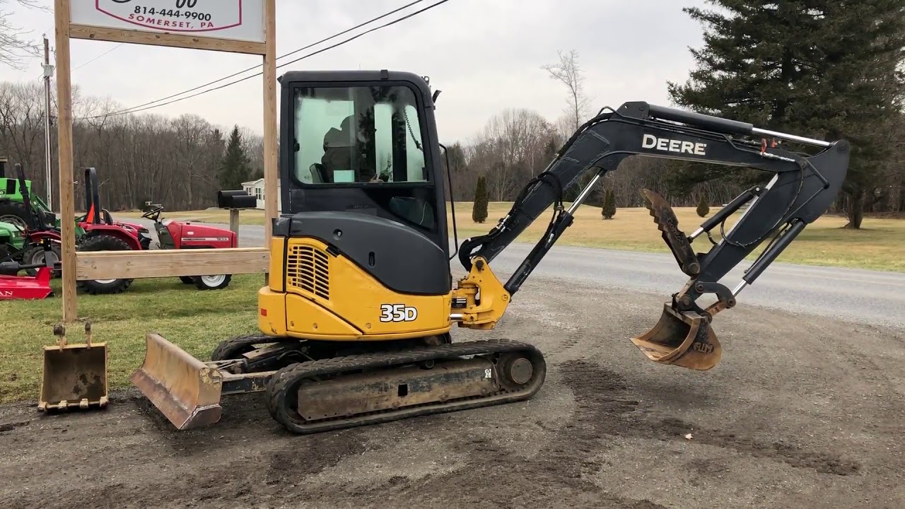 2010 DEERE 35D For Sale - YouTube