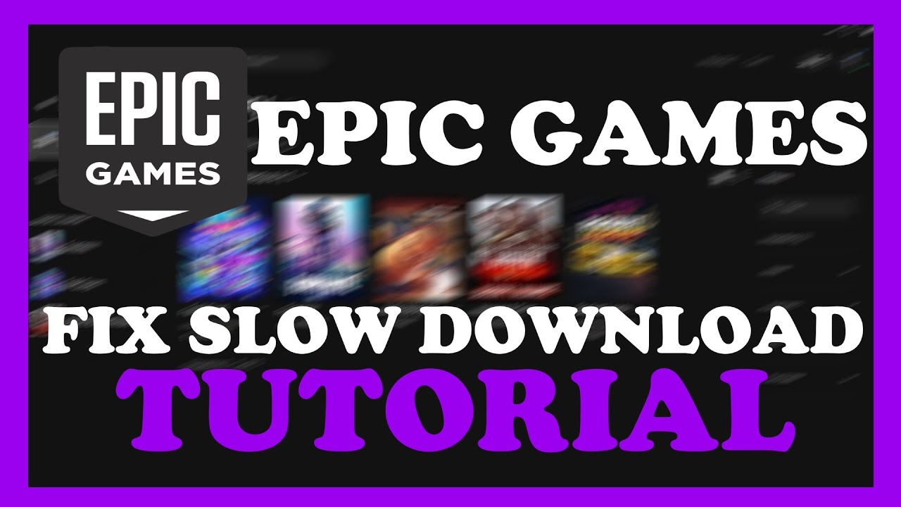 How To Fix Fortnite Epic Games Download Speed - Increase Epic Game Launcher  Download Speed Slow 