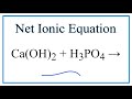 Net Ionic Equations and Solubility