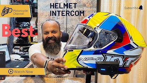 Installing Bluarmor C30 intercom on KYT NFR Helmet @BluArmor