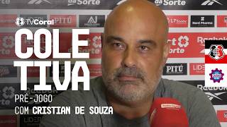 TV Coral - Coletiva pós-jogo com Cristian de Souza - Santa Cruz 2x0 Caxias - Série C 2026