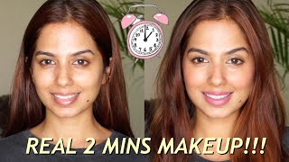 2 MINUTES MAKEUP CHALLENGE !!! I THINK WE NAILED IT!!
