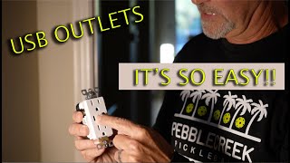 How to Install a USB and USB-C Outlet | Step-by-Step DIY Tutorial Replace a Regular Wall Plug