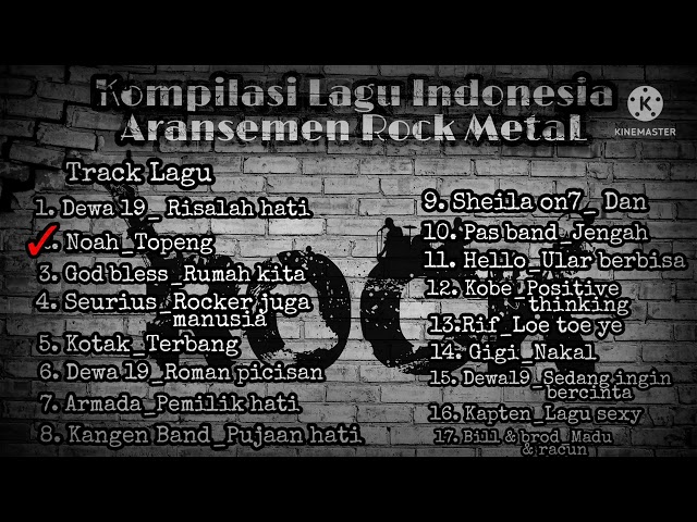 Kumpulan lagu Indonesia versi rock & metal class=