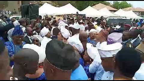Watch how Yoruba Sons and Daughters Celebrate Iba Gani Adams Aare Ona kakanfo Of Yoruba land.